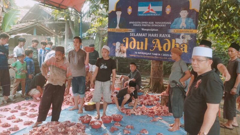 Qurban kan 3 Ekor Sapi Seberat 1.5 Ton, Yaya : ” Saya Distribusikan Untuk 800 Penerima “,