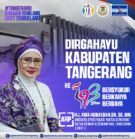 HUT Ke 393 Tahun, Anggota DPRD Sekaligus Ketua Dewan Kesenian Hj. Aida Hubaedah Harapkan Kabupaten Tangerang Semakin Maju